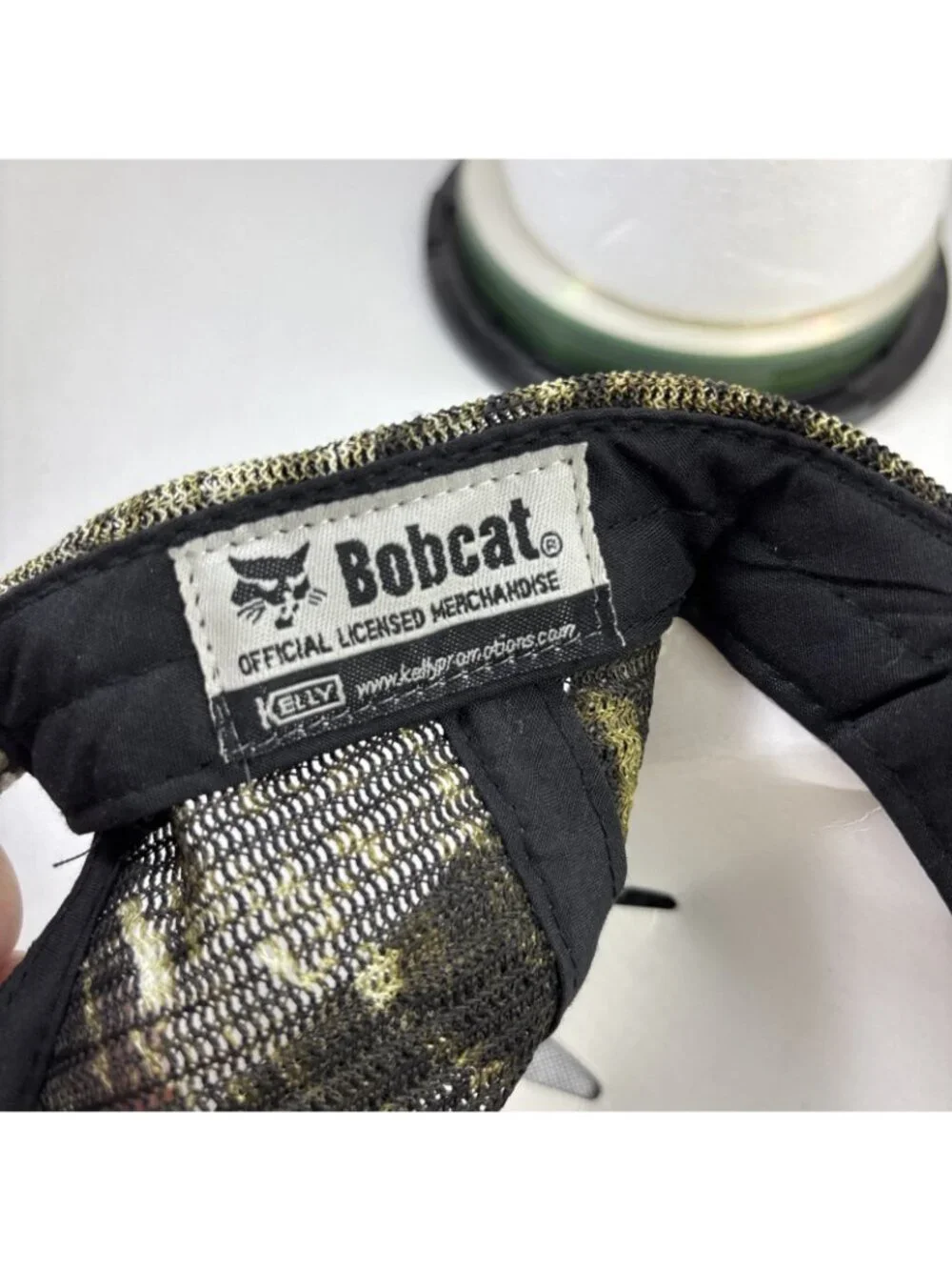 Bobcat Hat Cap Men Black Snapback Camo Mesh Trucker Hat